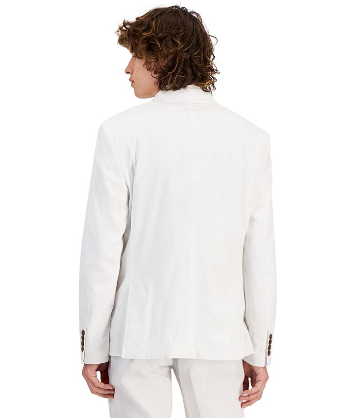 I.N.C. International Concepts Men's Slim-Fit Stretch Linen Blend Suit ...