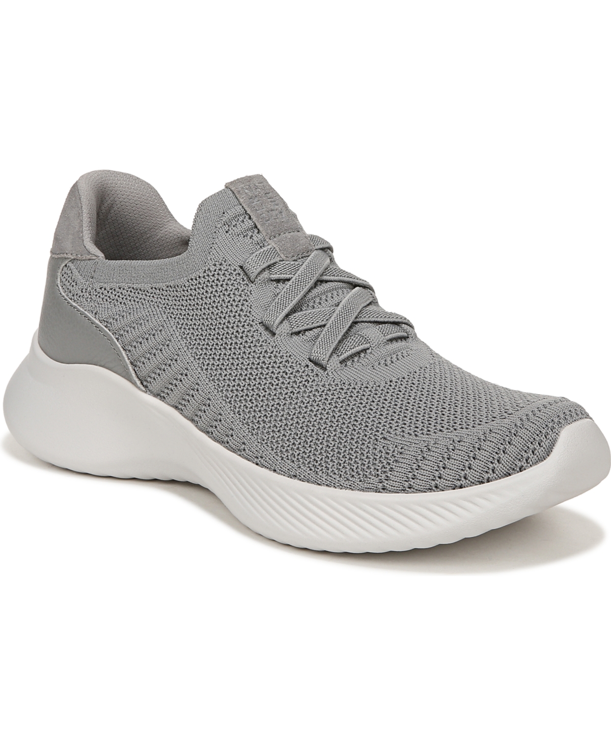 Shop Naturalizer Emerge Slip-on Sneakers In Titanium Grey Flyknit Fabric