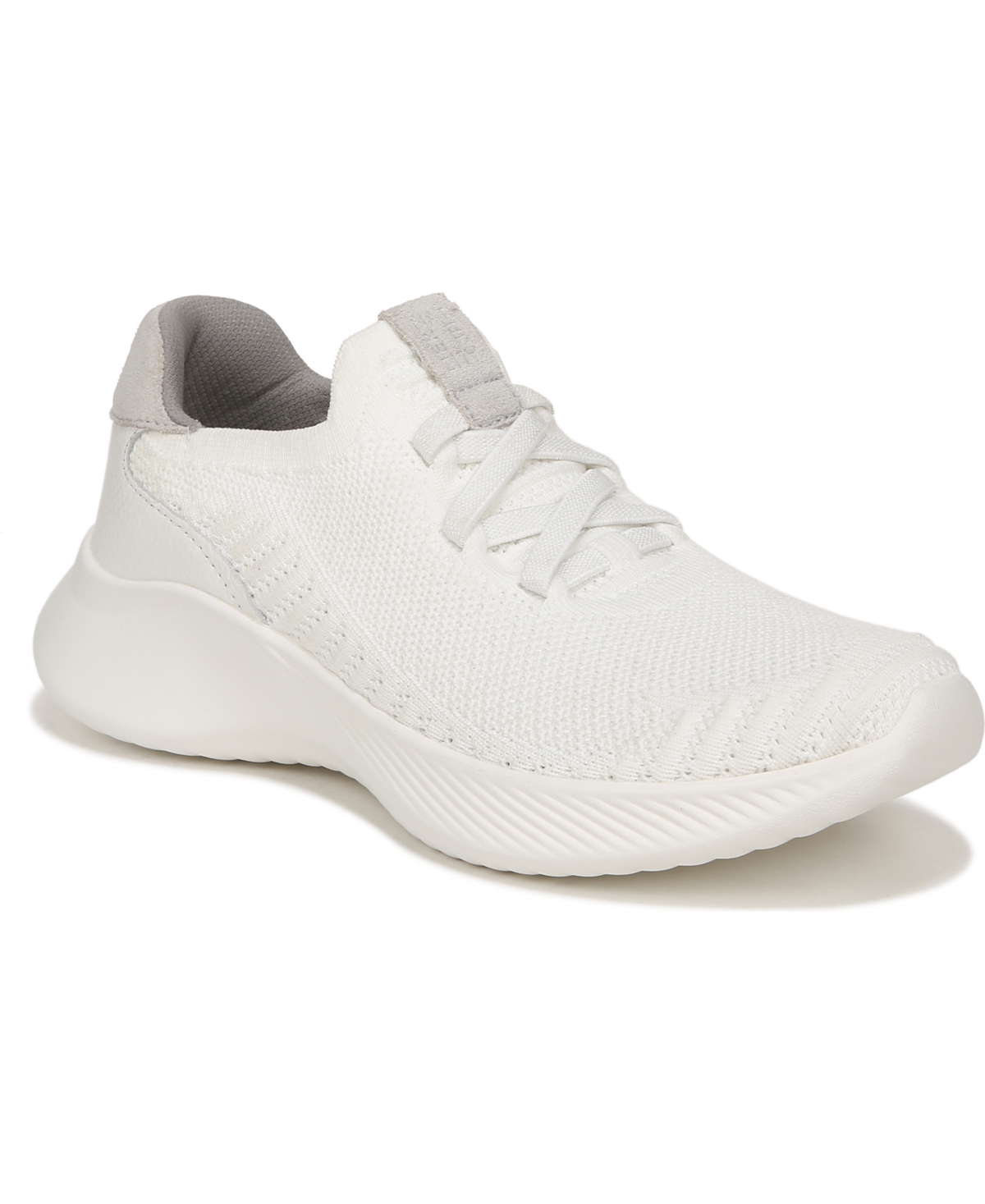 Shop Naturalizer Emerge Slip-on Sneakers In Soft White Flyknit Fabric