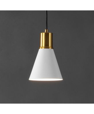 Apollo 6" 1-Light Mid-Century Modern Iron LED Pendant