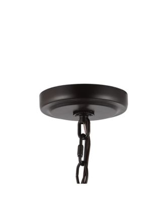 Diantha 28.5" 7-Light Contemporary Bohemian Iron, Acrylic LED Pendant