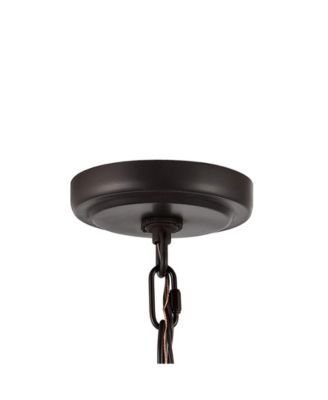 Adoria 12" 3-Light Contemporary Bohemian Iron, Acrylic LED Pendant