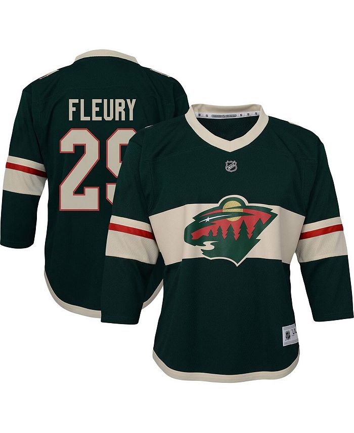 Toddler Boys and Girls Marc Andre Fleury Green Minnesota Wild Home Replica Player Jersey