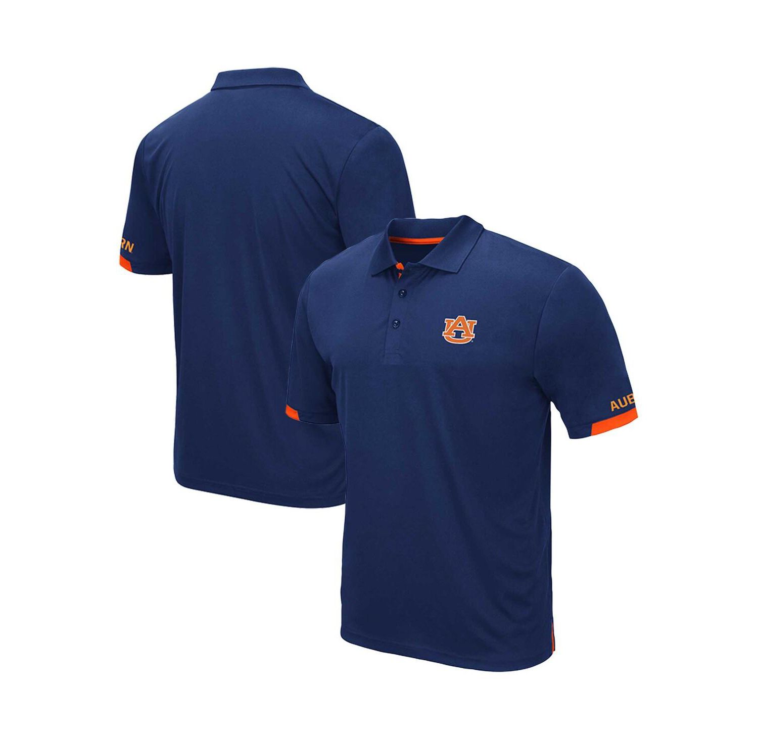 Men's Navy Auburn Tigers Big and Tall Santry Polo Shirt