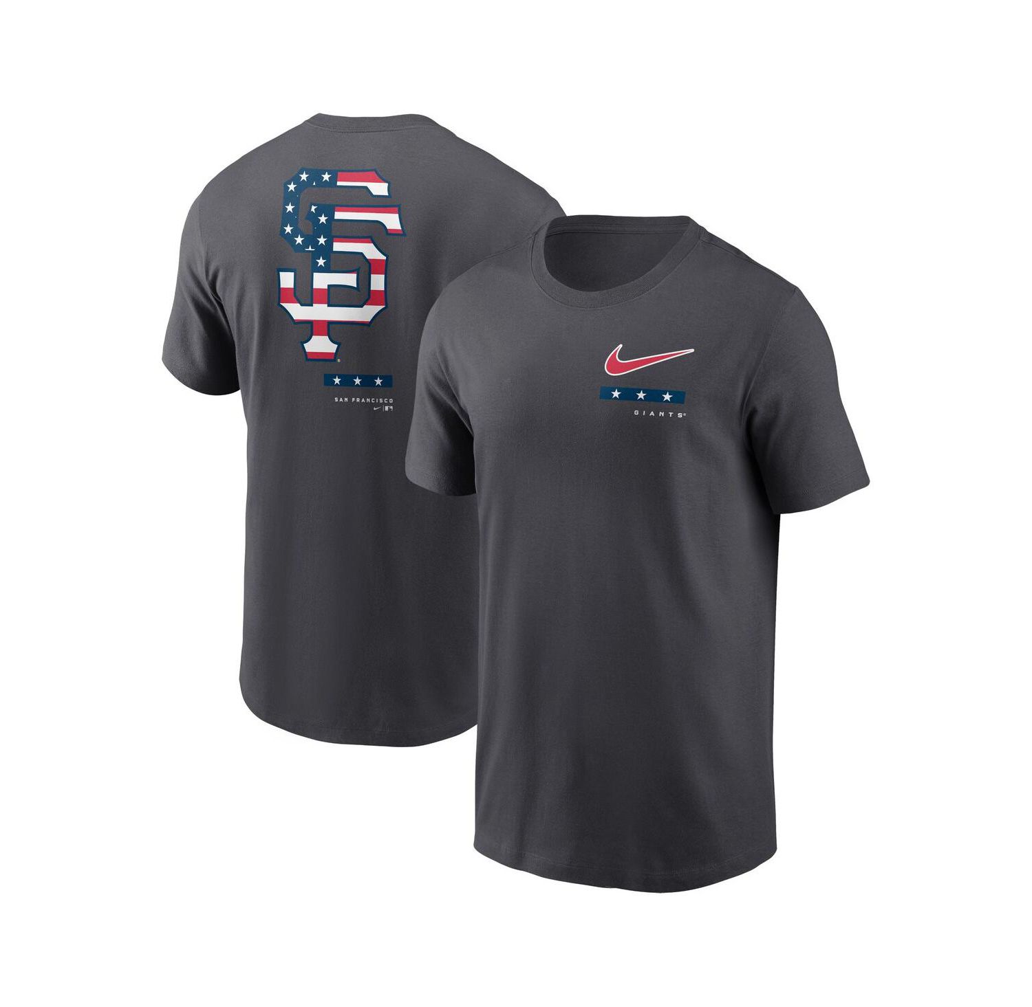 Men's Anthracite San Francisco Giants Americana T-shirt