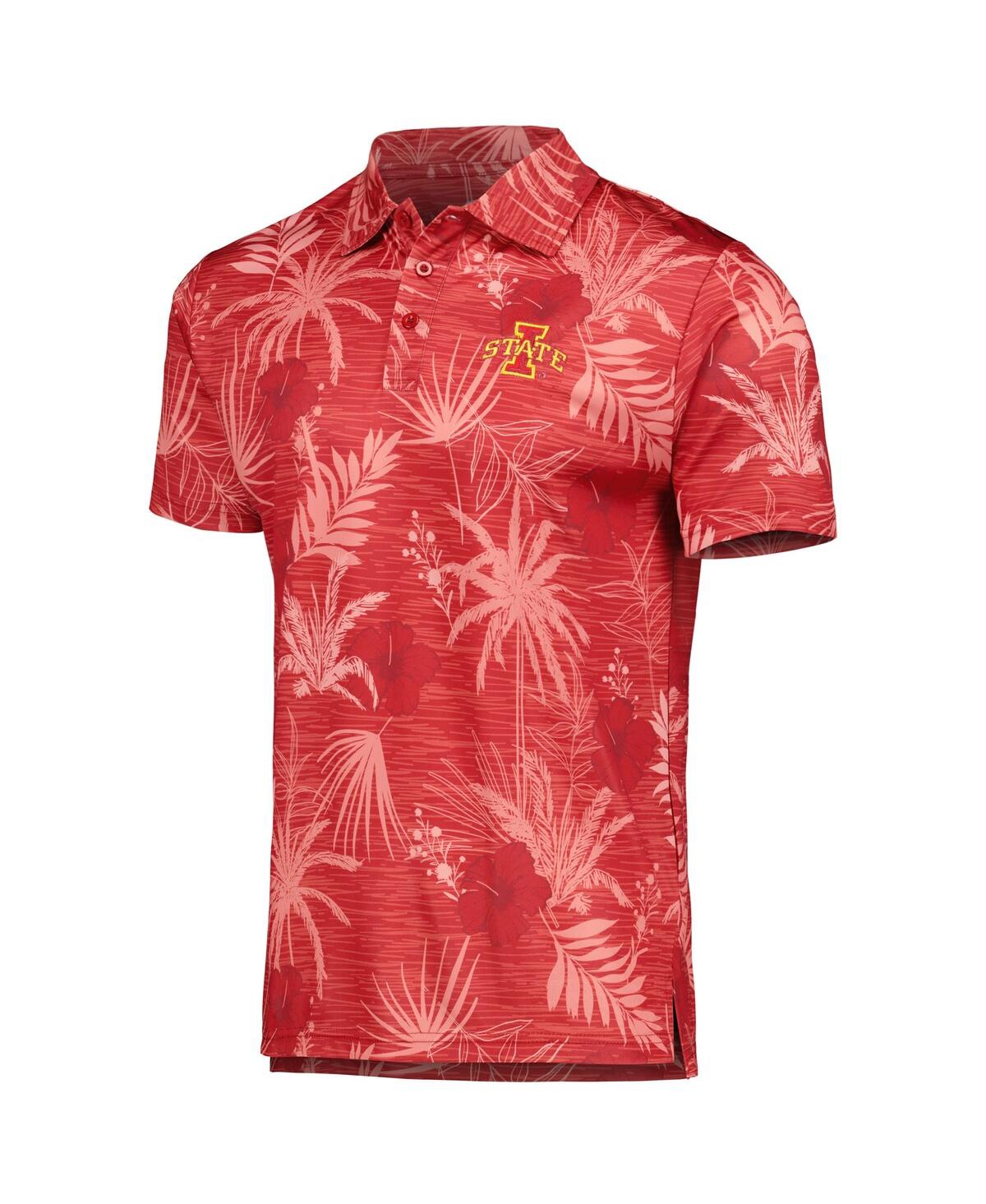 Colosseum Cardinal Iowa State Cyclones Palms Team Polo In Cardinal