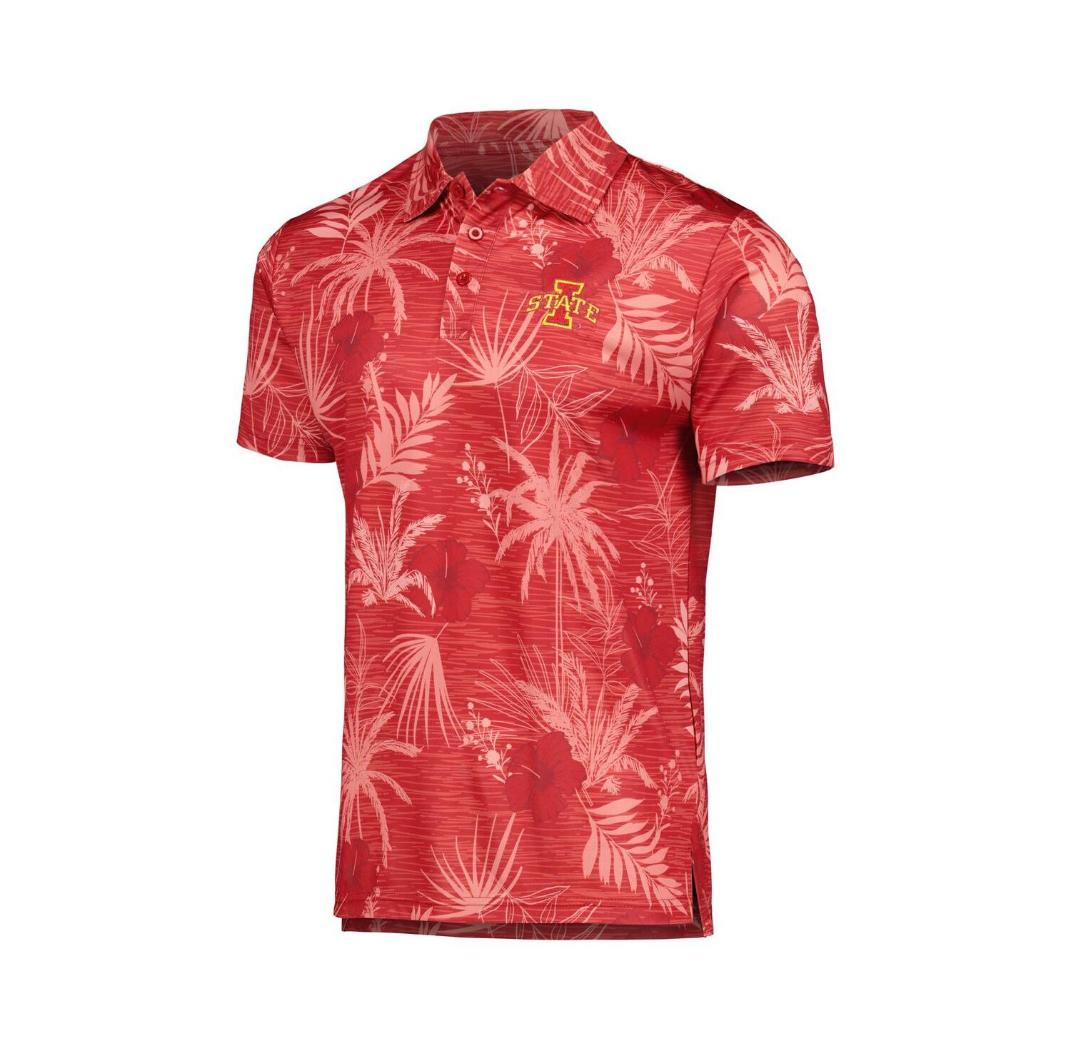 Men's Cardinal Iowa State Cyclones Palms Team Polo Shirt