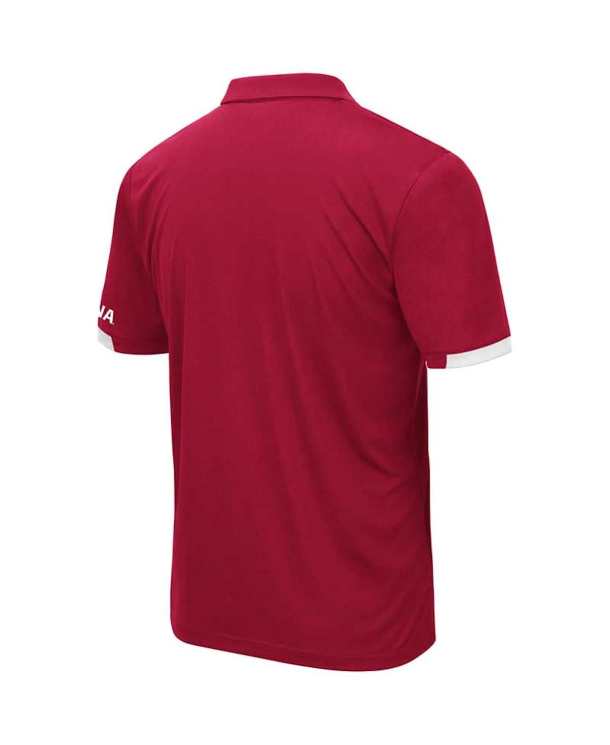 Shop Colosseum Men's  Crimson Indiana Hoosiers Big And Tall Santry Polo Shirt