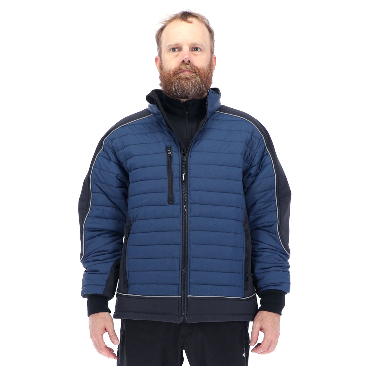 Big & Tall Frostline Insulated Jacket with Performance-Flex - Blue/Black