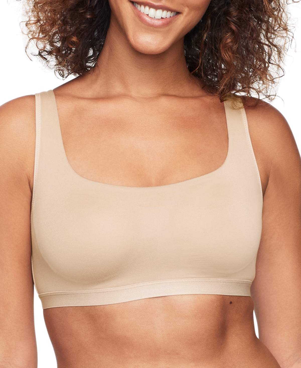 Warner's Warners Cloud 9 Super Soft, Smooth Invisible Look Wireless Lightly  Lined Comfort Bra Rm1041a In Toasted Almond (nude )