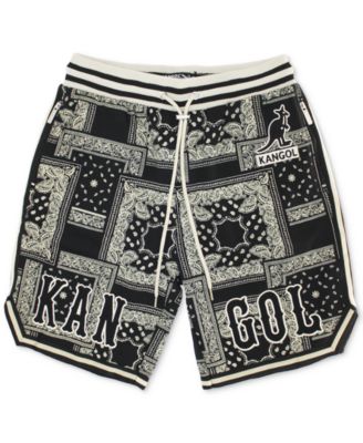 Kangol - Men's Paisley Drawstring 8" Shorts