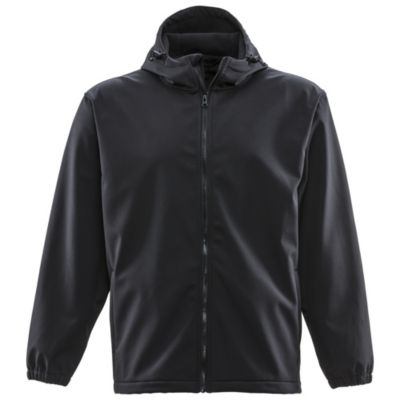 Big & Tall Lightweight Softshell Jacket with Hood - Water-Repellent & Wind-Tight Workwear