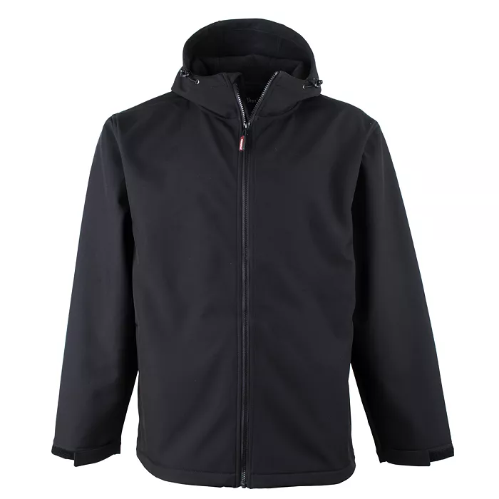Big & Tall Lightweight Softshell Jacket with Hood - Water-Repellent & Wind-Tight Workwear - thumbnail 2