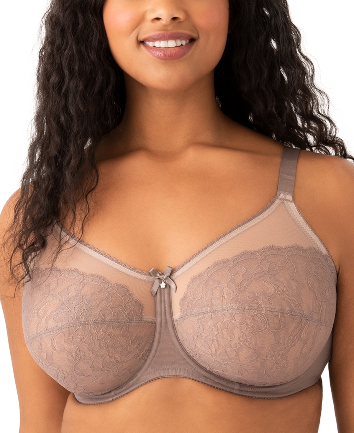 Wacoal Retro Chic Full-figure Underwire Bra 855186, Up To J Cup In Cappucino (nude 1)