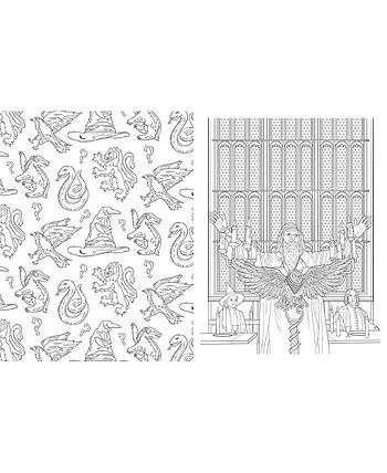 Barnes & Noble Harry Potter: An Official Hogwarts Coloring Book by ...
