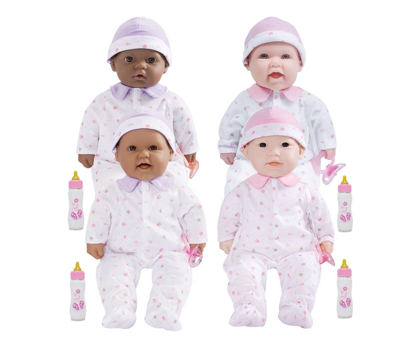 Детские куклы JC TOYS Loveable 16" BPA and Phthalate-Free Baby Dolls, 4-Piece Set, Ages 1+ — фото 1