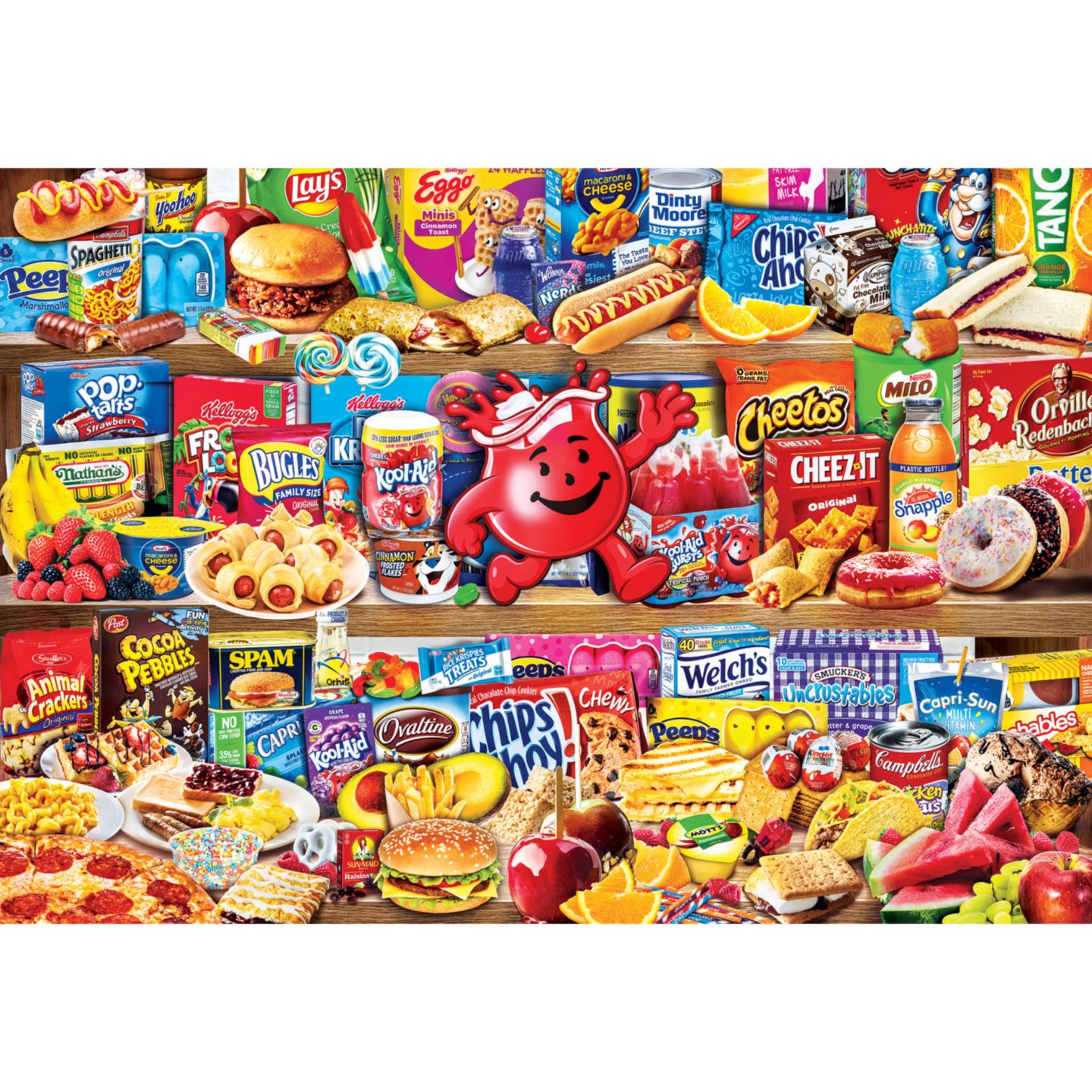 Детский пазл MasterPieces Puzzles Signature Collection - Kids' Favorite Foods 2000 Piece Puzzle, от 12 лет — фото 2