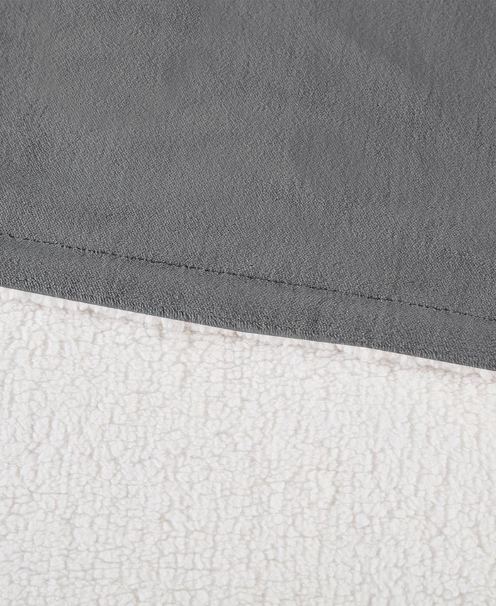 Premier Comfort CLOSEOUT! Heated Plush to Sherpa Throw Macy's
