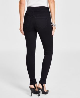 Women's Mid Rise Skinny-Leg Jeans with Ankle Zip, Created for Macy's