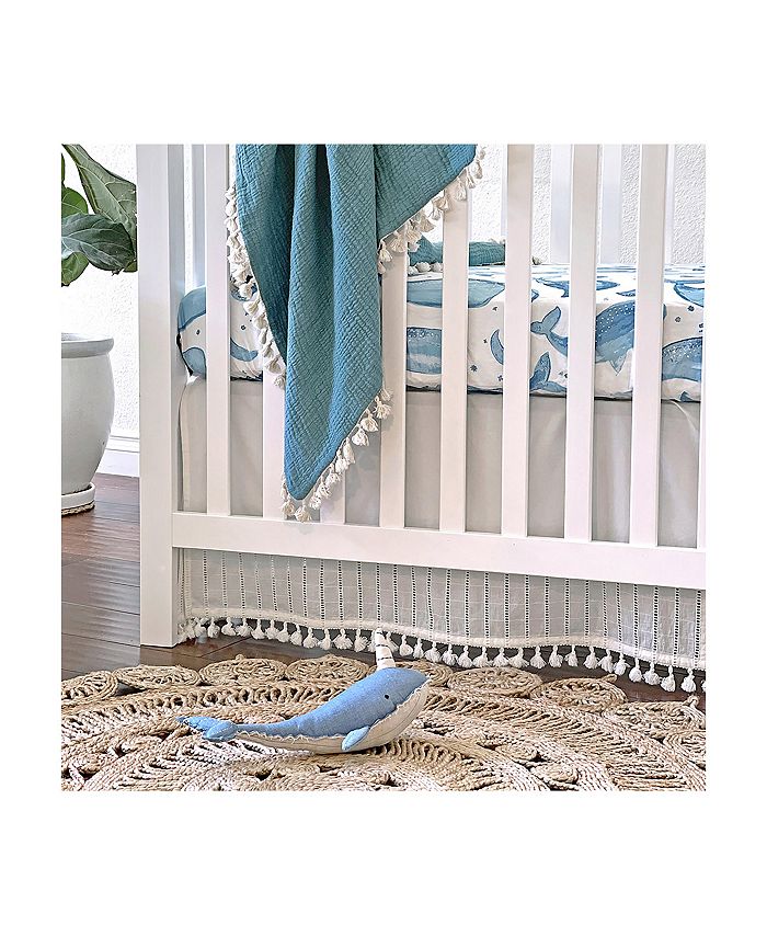 Crane Baby Baby Boys Cotton Ocean Caspian Crib Sheet - Macy's