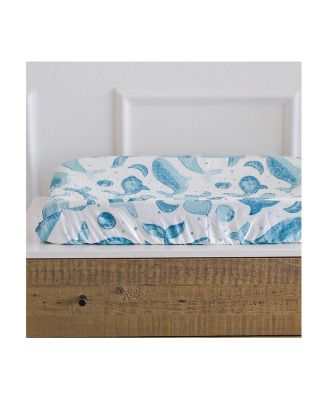 Boys Cotton Watercolor Caspian Change Pad Cover