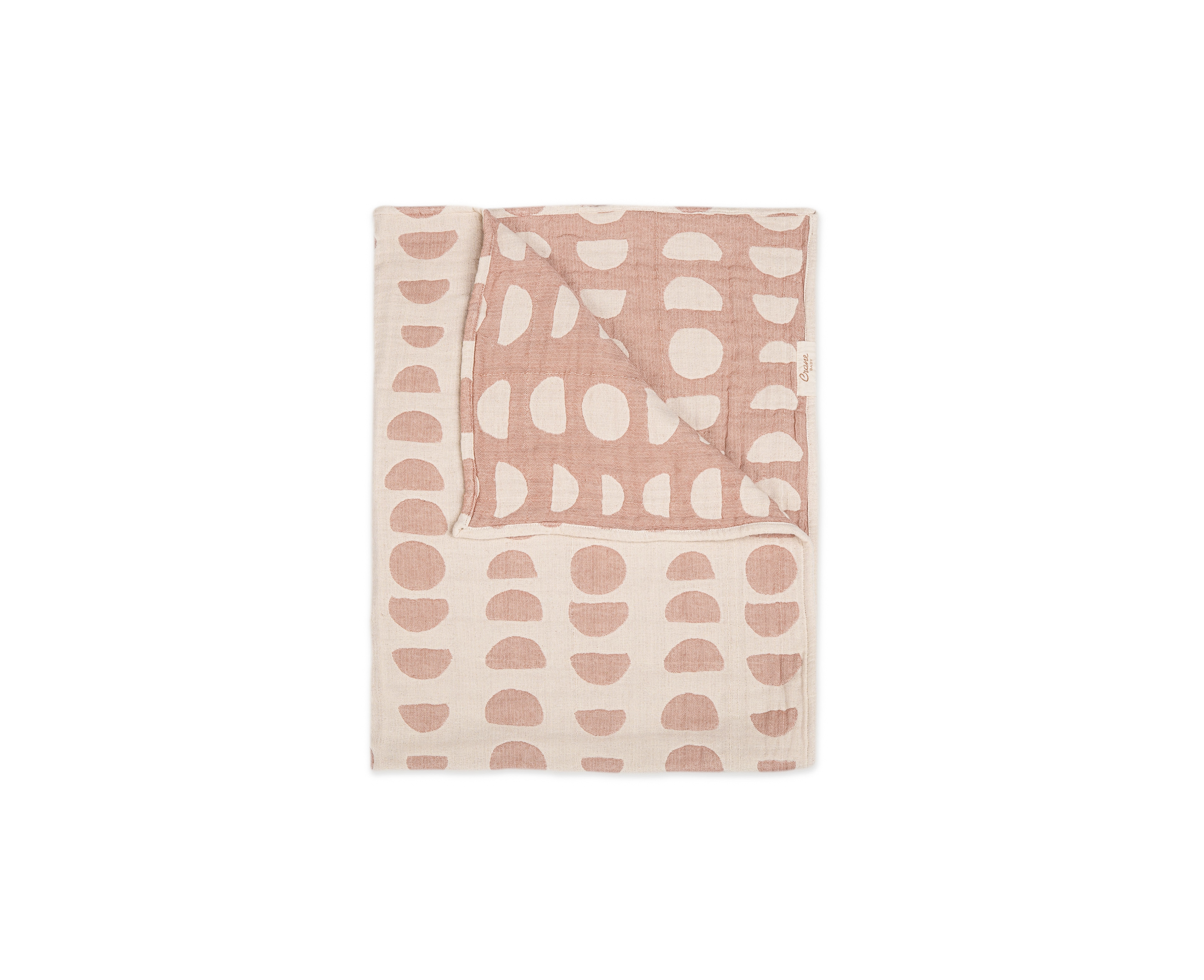 Crane Baby Baby Girls Jacquard Blanket Copper Moon Phase