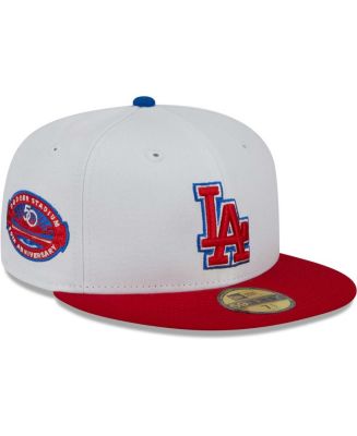 New Era Men's White, Red Los Angeles Dodgers Undervisor 59FIFTY
