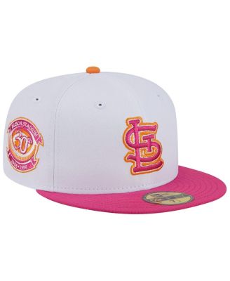 Men's New Era White/Pink St. Louis Cardinals Scarlet Undervisor