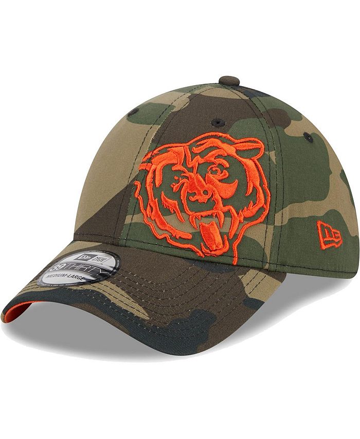 New Era Men's Camo Chicago Bears Punched Out 39THIRTY Flex Hat - Macy's