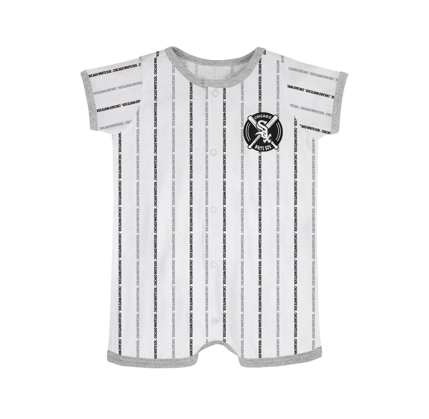 Infant Boys and Girls White Chicago White Sox Ball Hitter Coverall