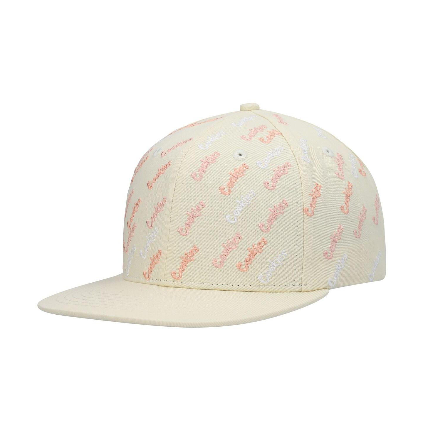 Мужская кепка Cookies Cream Triple Beam Allover Print Snapback Hat — фото 2