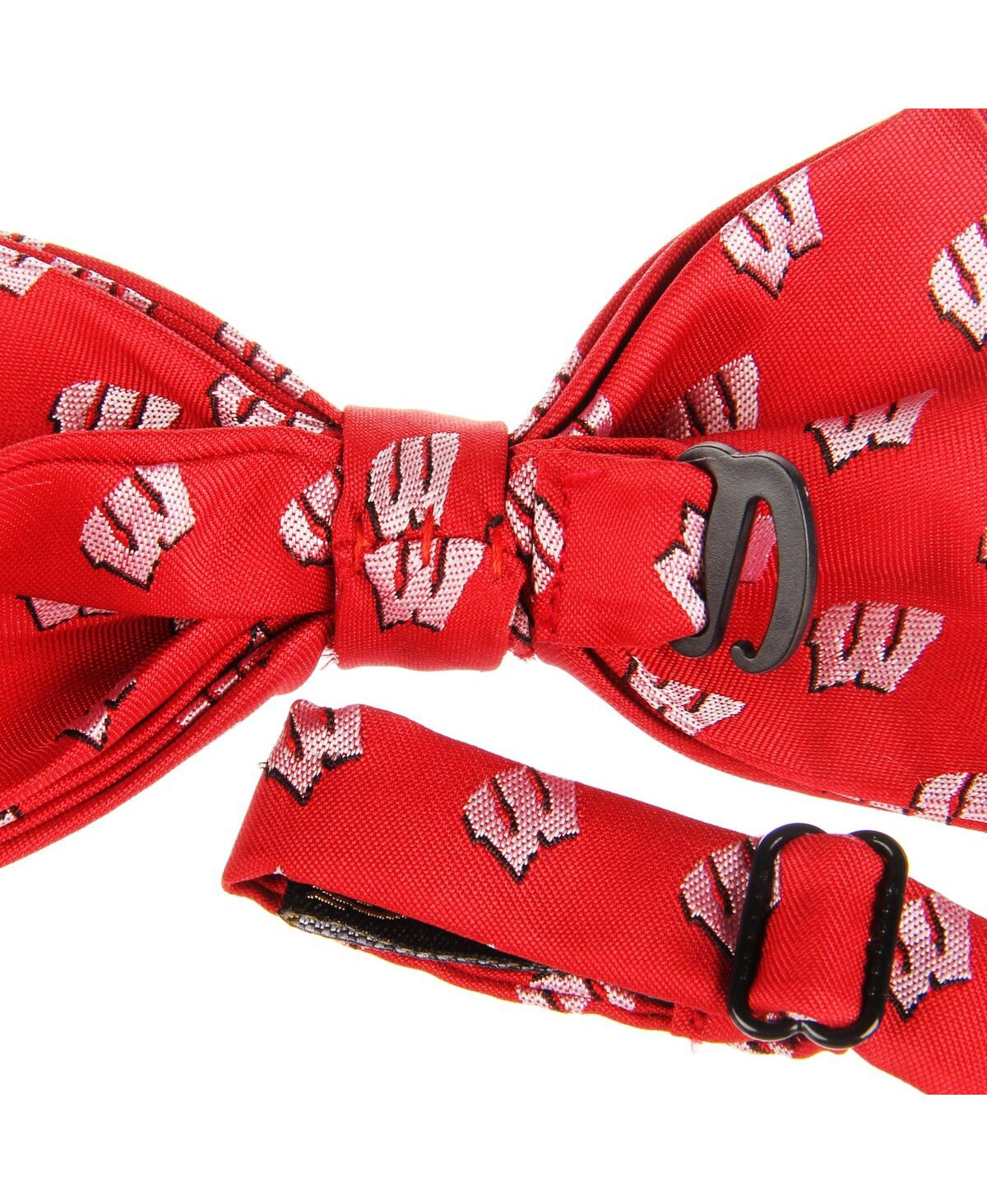 Shop Eagles Wings Men's Wisconsin Badgers Repeat Bow Tie In Red