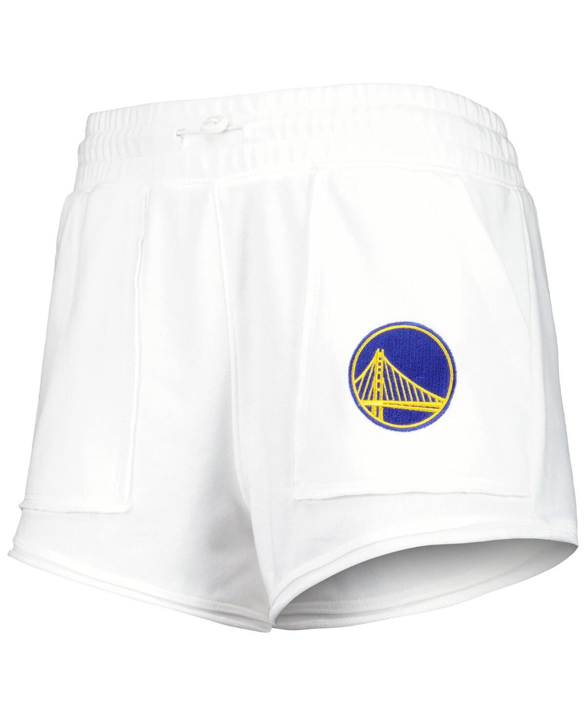 Shop Concepts Sport Women's  White Golden State Warriors Sunray Shorts