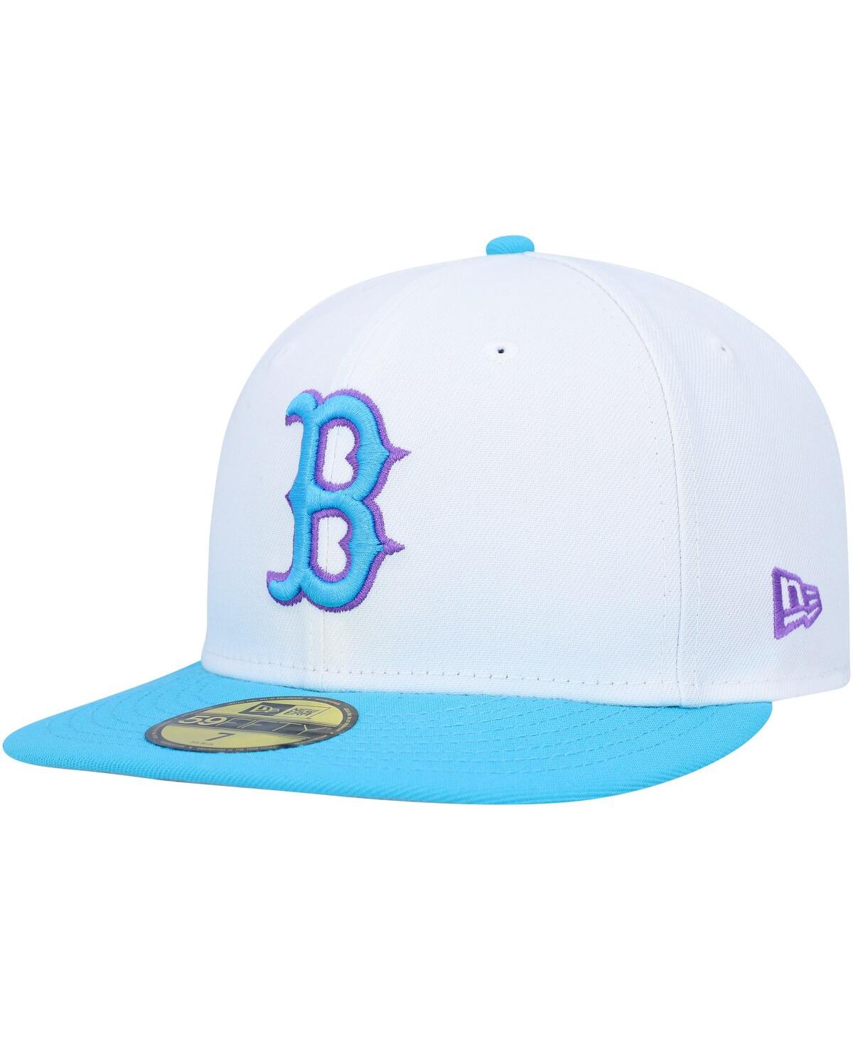 Men's New EraBoston Red Sox 2007 World Series Vice 59FIFTY Fitted Hat - White