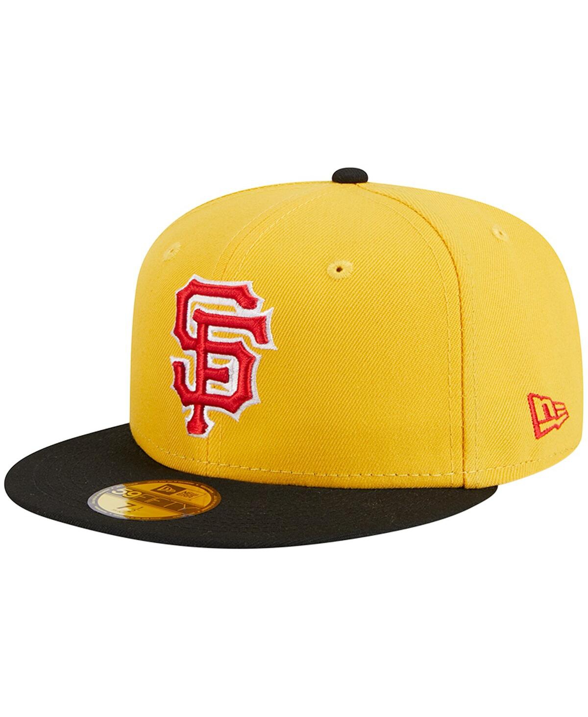 Men's New Era Black San Francisco Giants Grilled 59FIFTY Fitted Hat - Black
