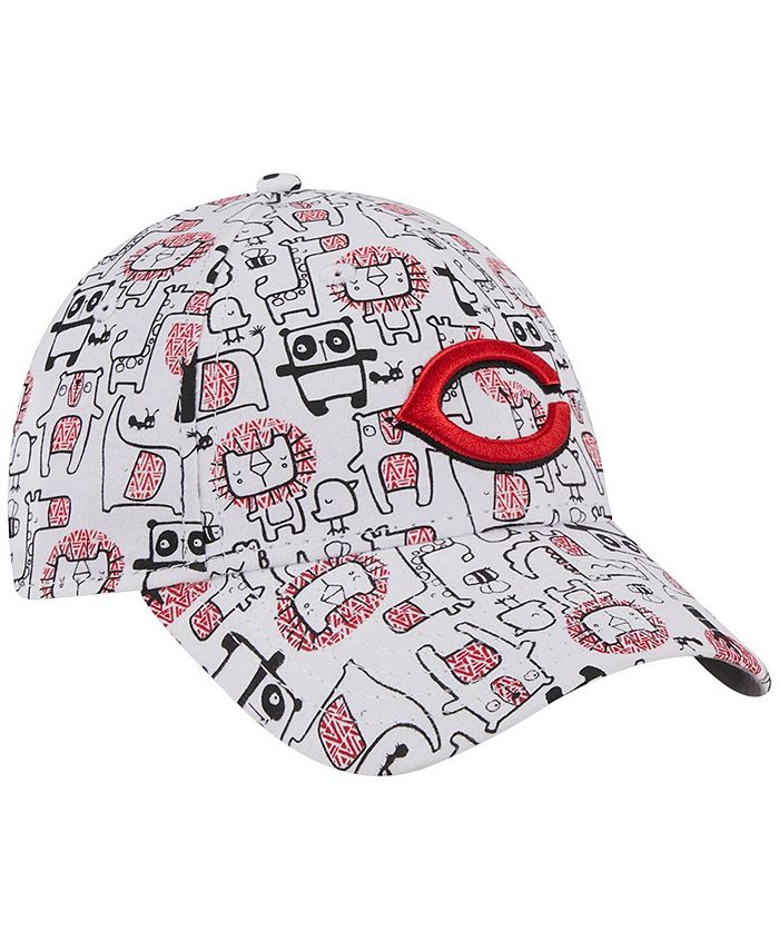 New Era Toddler Boys and Girls White Cincinnati Reds Pattern 9FORTY