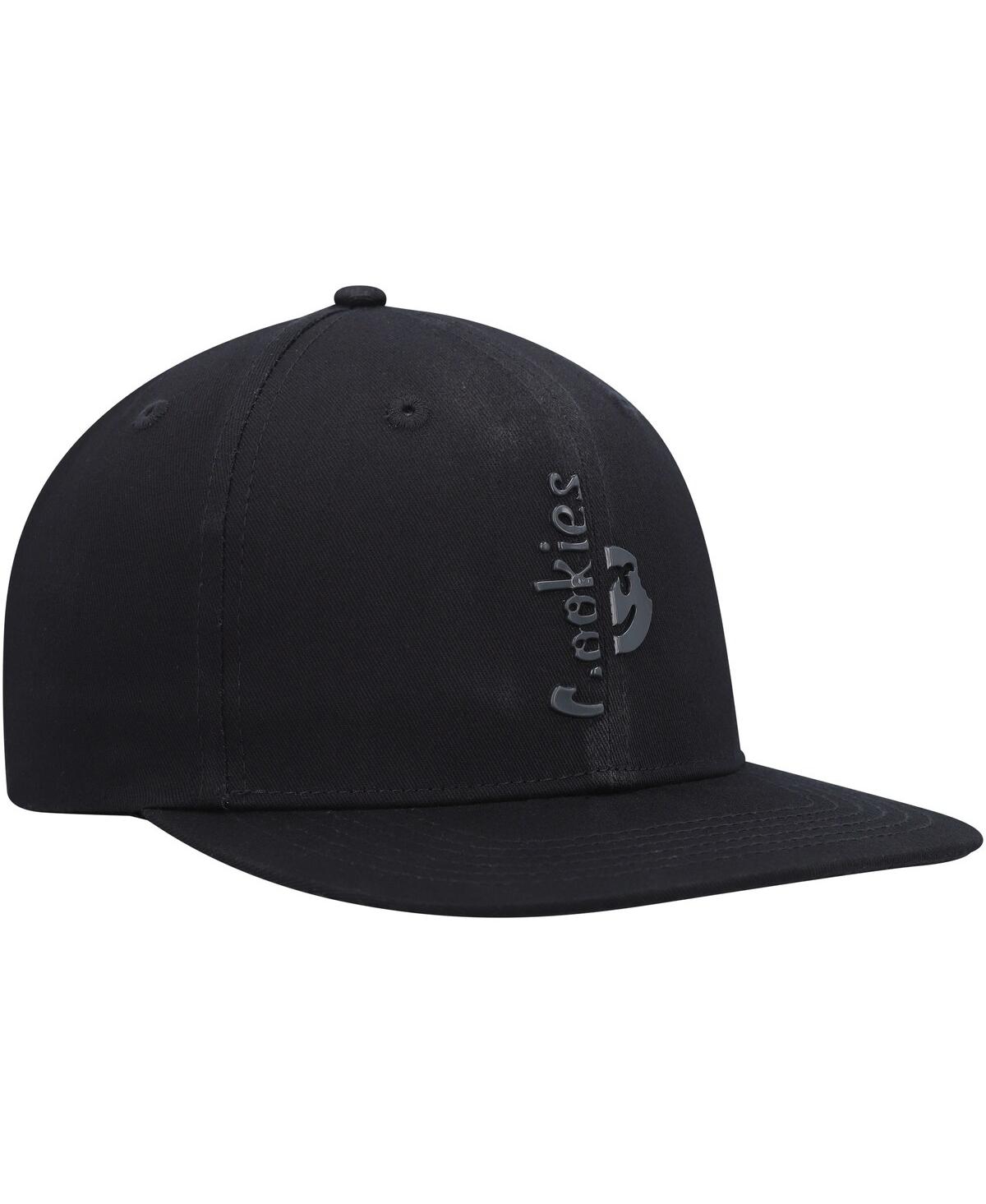 Shop Cookies Men's  Black Searchlight Snapback Hat