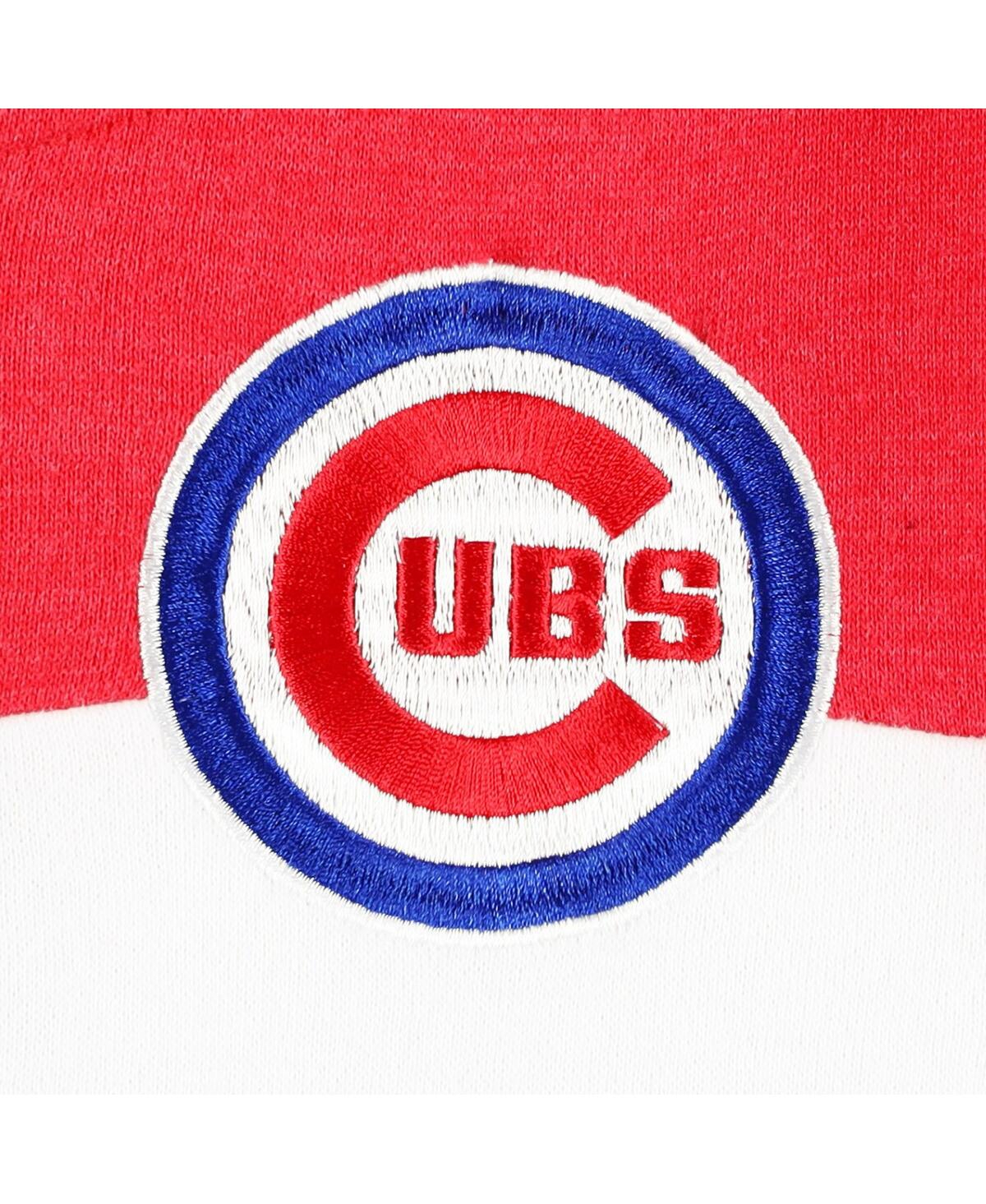 NEW ERA WOMEN'S NEW ERA HEATHER ROYAL CHICAGO CUBS COLORBLOCK FULL-ZIP HOODIE JACKET 
