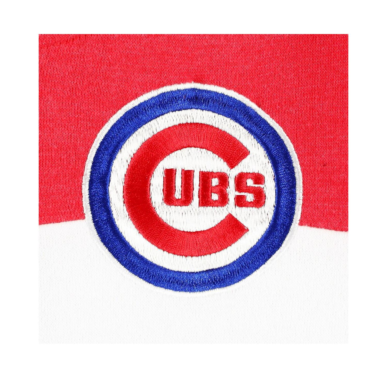 Women's Heather Royal Chicago Cubs Colorblock Full-Zip Hoodie Jacket