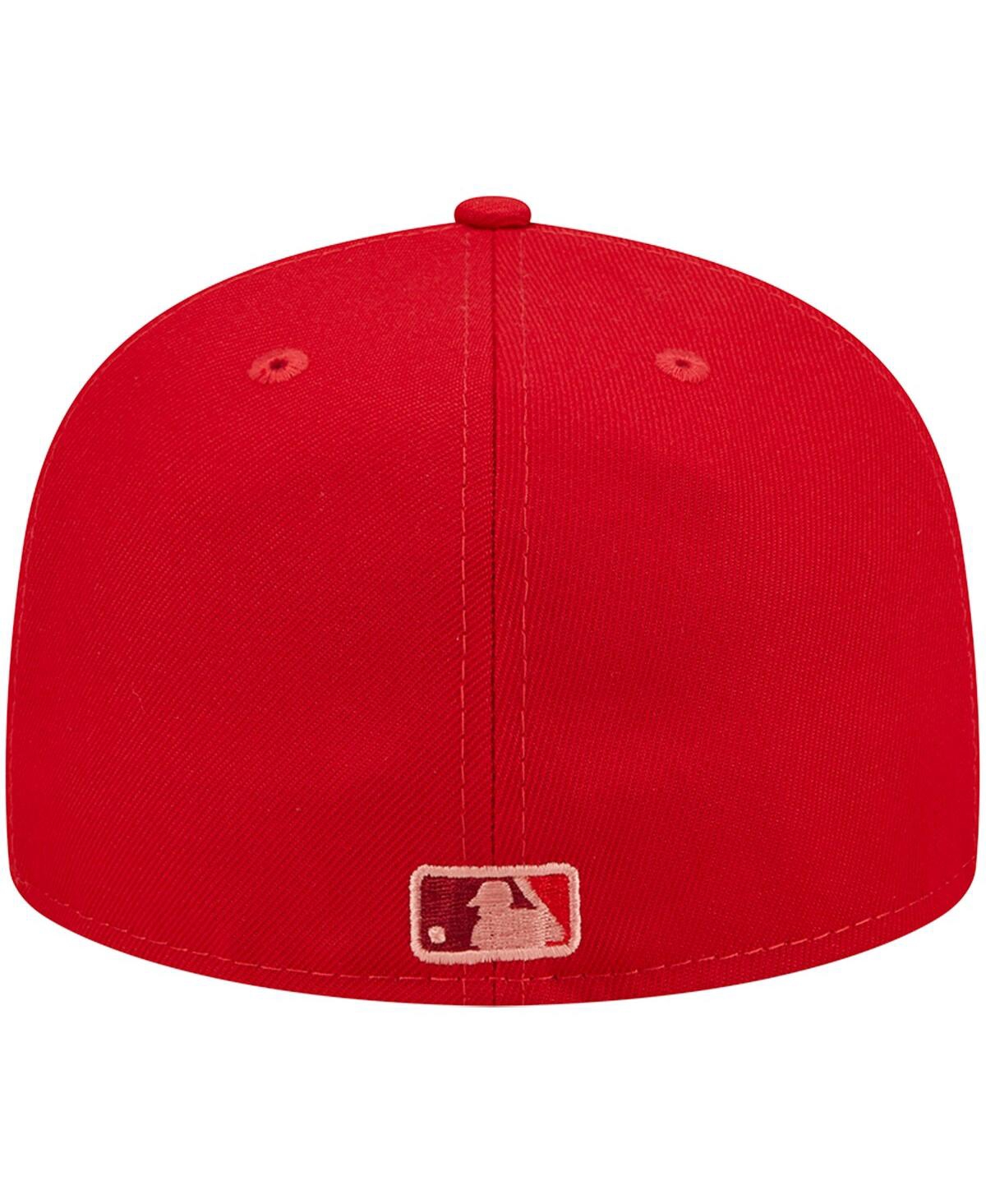 Men's New EraSt. Louis Cardinals Monochrome Camo 59FIFTY Fitted Hat - Red
