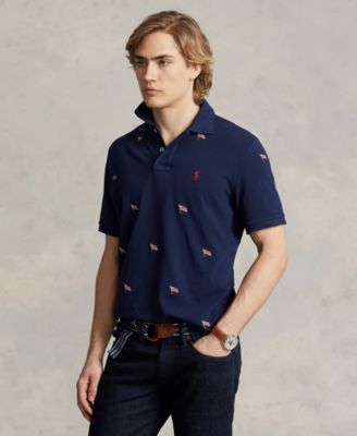 Polo Ralph Lauren - Men's Classic-Fit Flag Mesh Polo Shirt