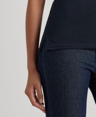 Petite Stretch Boatneck Top