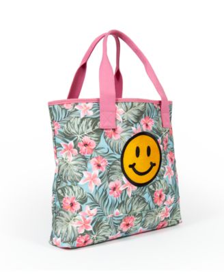 Hawaiian Extra Large, 100% Cotton Canvas Carryall Tote Bag