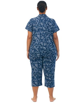 Lauren Ralph Lauren Plus Size 2 Pc. Cropped Pajamas Set Macy s