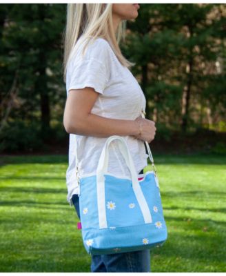 Daisy Medium, 100% Cotton Canvas Carryall Tote Bag