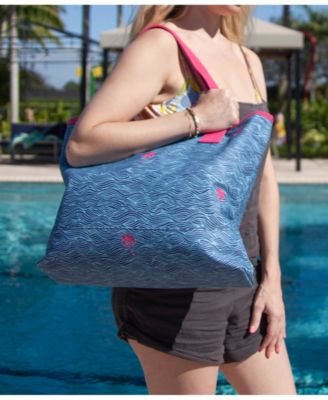 Extra Large, 100% Cotton Canvas Carryall Tote Bag