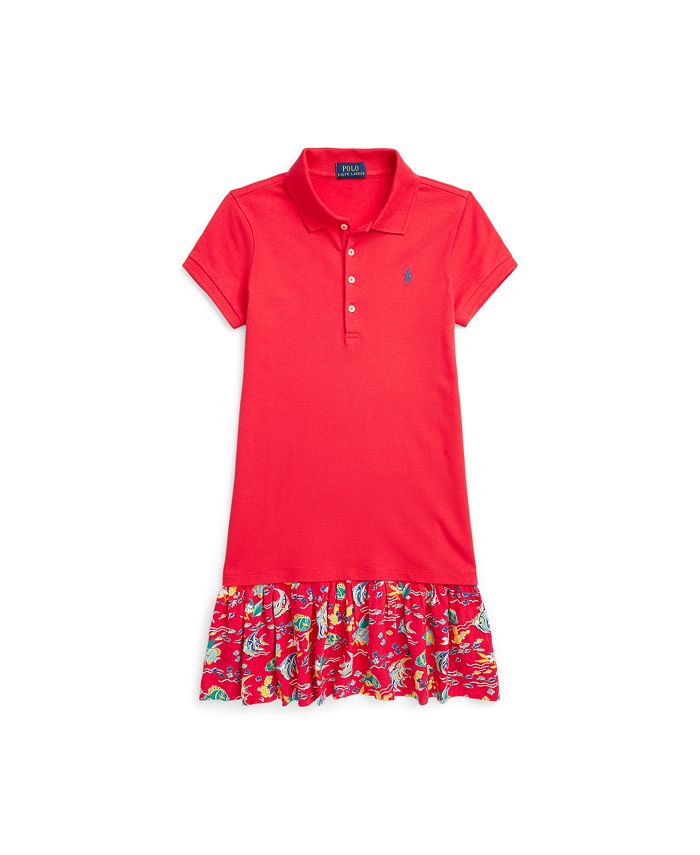 Stretch mesh polo dress discount
