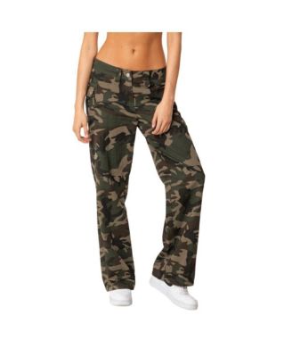 Women's Camouflage Low Waist Pants