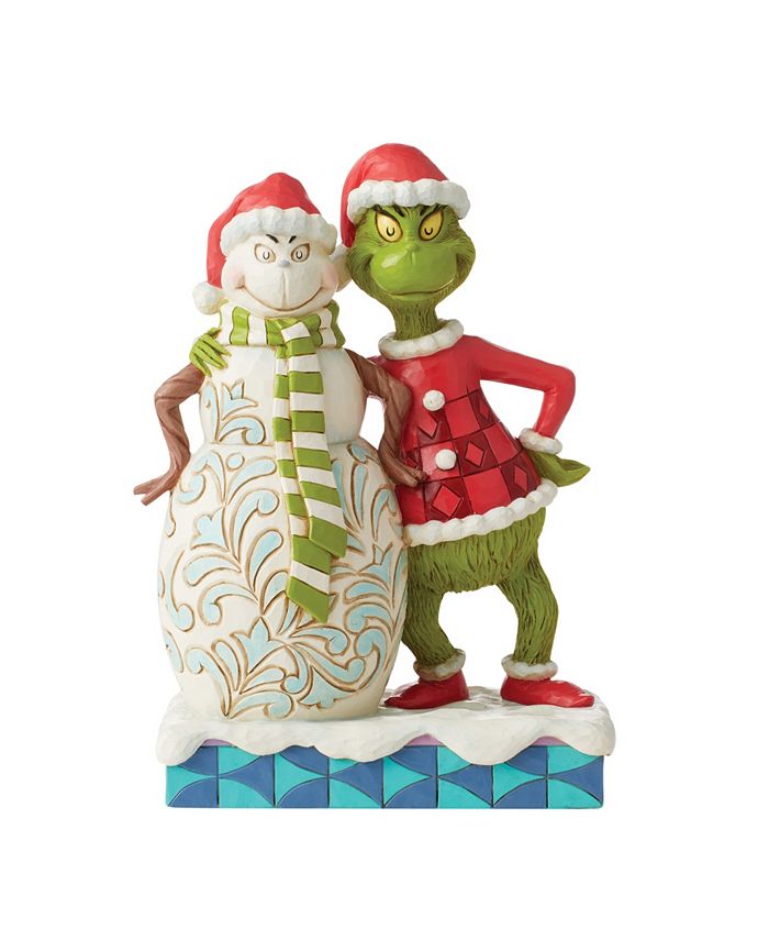 Jim Shore Grinch with Grinchy Snowman Figurine Macy's