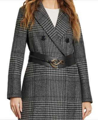 Women's Corset Wide Waist SE Hook Logo Buckle Belt